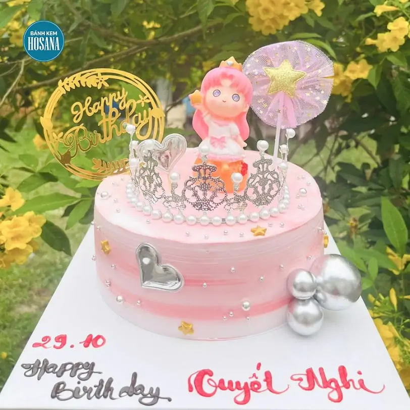 banh kem cong chua de thuong