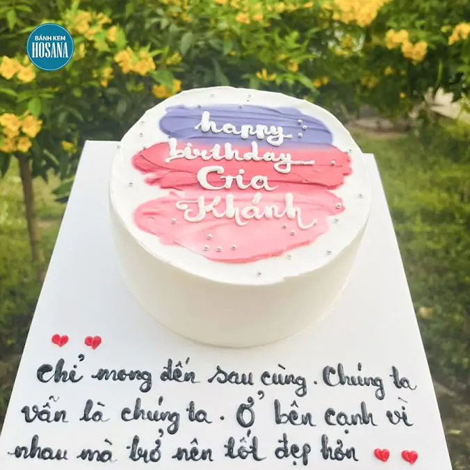 banh kem han quoc tim do hong