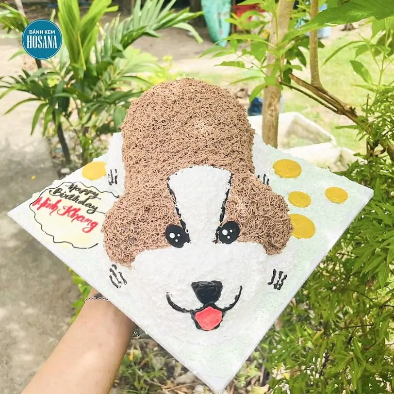 banh kem tao hinh chu cho dep