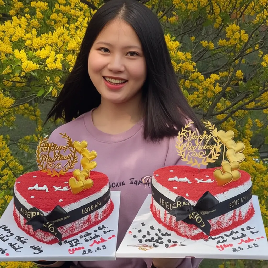 Bánh kem đẹp tặng người 20-10