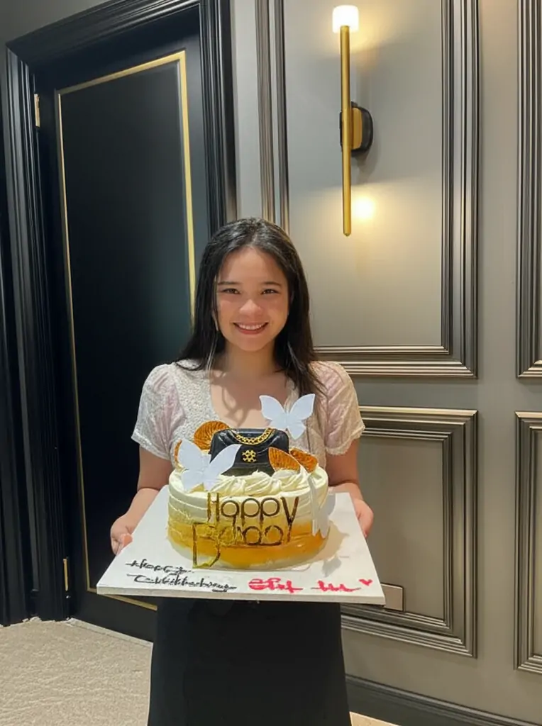 Khách hàng rất hài lòng với chiếc bánh xinh xắn và chất lượng từ Hosana